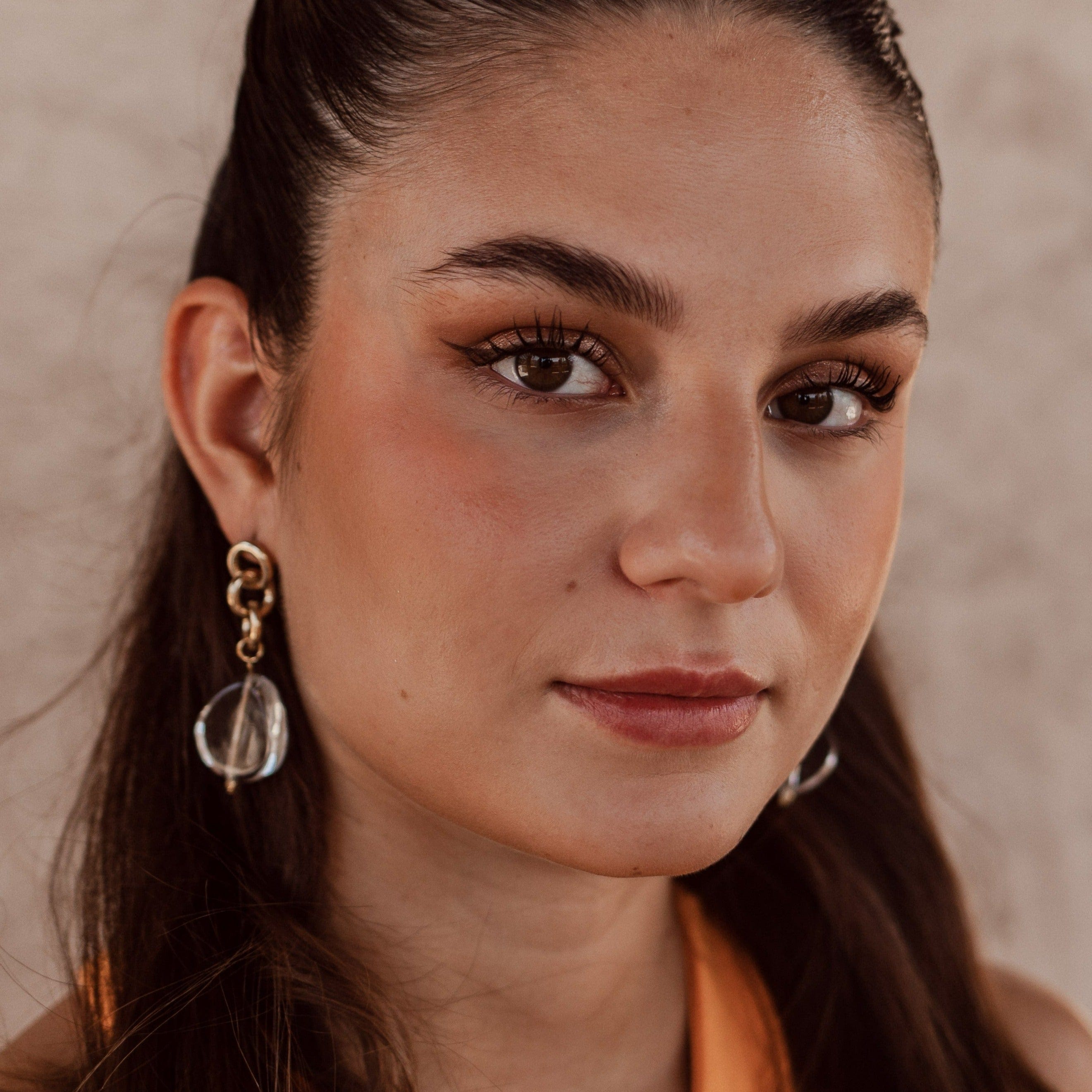 Bijoux 7bis Ohrringe Ohrringe transparente Acrylsteine