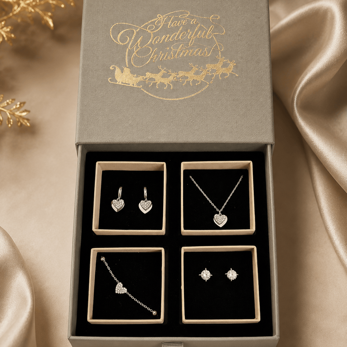 by JoAnn Adventskalender Silber Schmuck Adventskalender