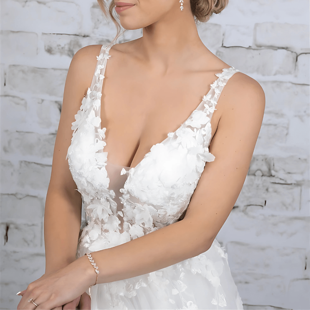 by JoAnn Armband Armband mit länglichen Zirkonia in Gold oder Silber