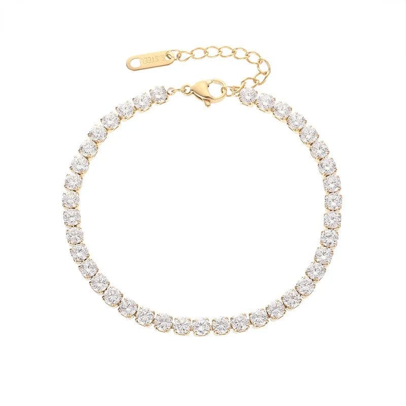 by JoAnn Armband Armband mit Strasssteinen in Gold oder Silber