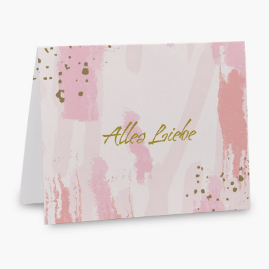 by JoAnn Grußkarte „Alles Liebe"