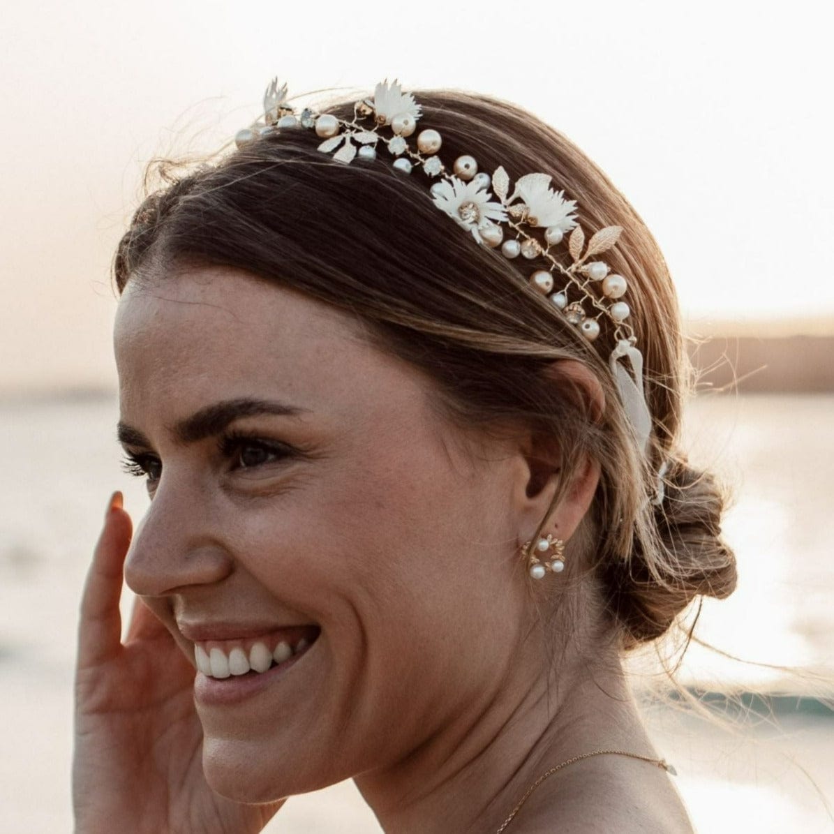 by JoAnn Haarschmuck Haarkranz mit Boho Blüten