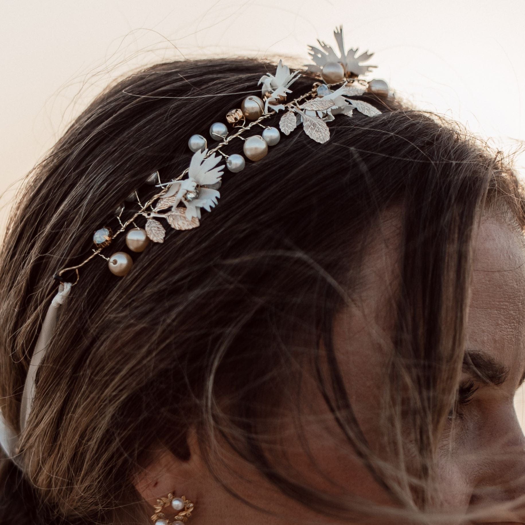 by JoAnn Haarschmuck Haarkranz mit Boho Blüten