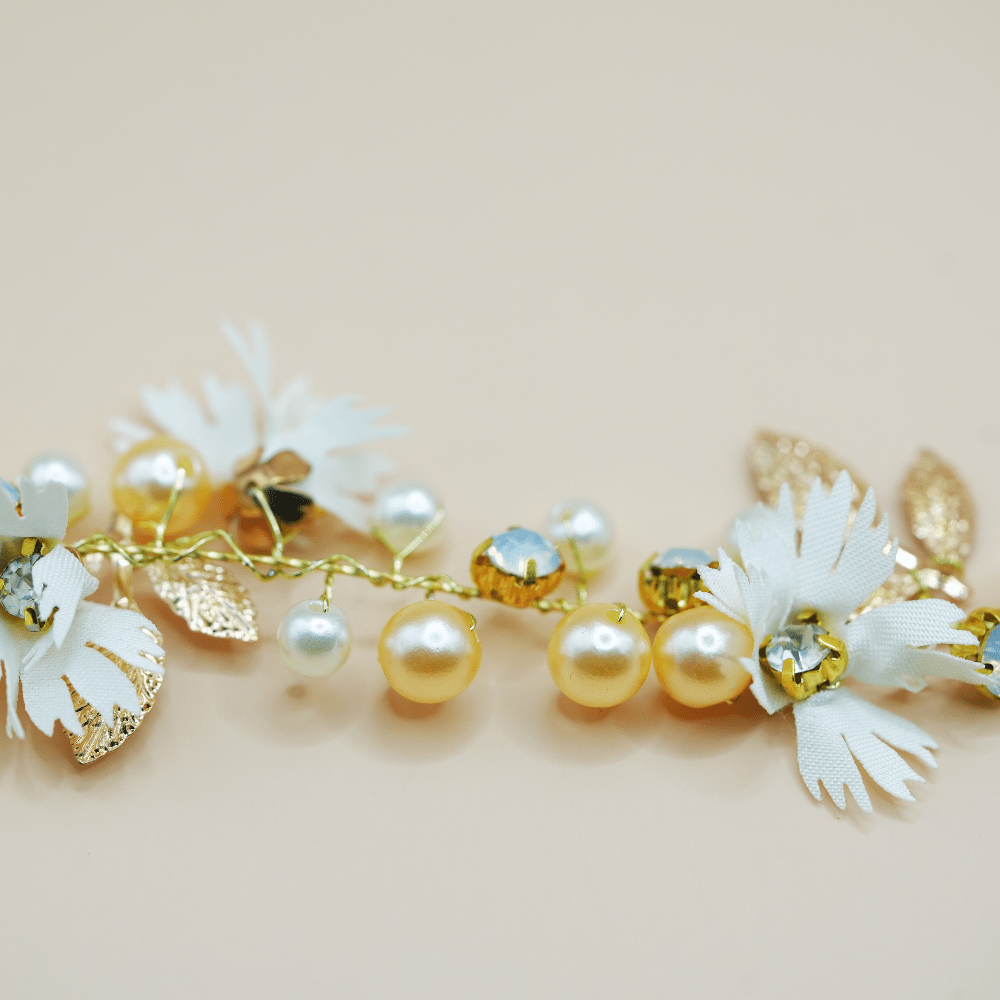 by JoAnn Haarschmuck Haarkranz mit Boho Blüten