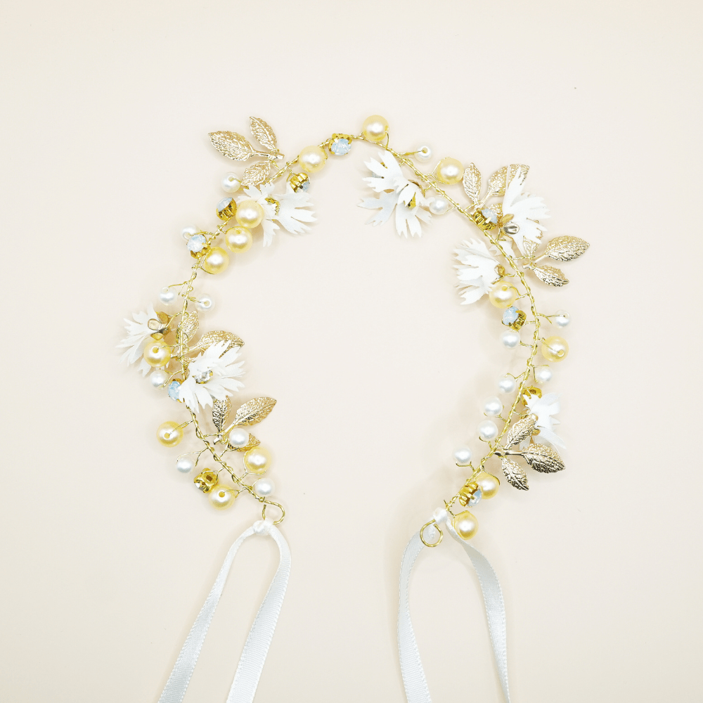 by JoAnn Haarschmuck Haarkranz mit Boho Blüten