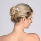 by JoAnn Haarschmuck Haarnadel mit silbernen oder goldenen Blättern