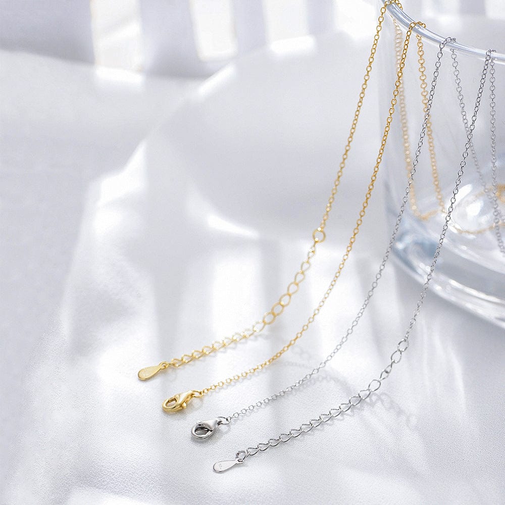 by JoAnn Halsketten Halskette mit Anhänger aus bunten Zirkonia in Gold oder Silber