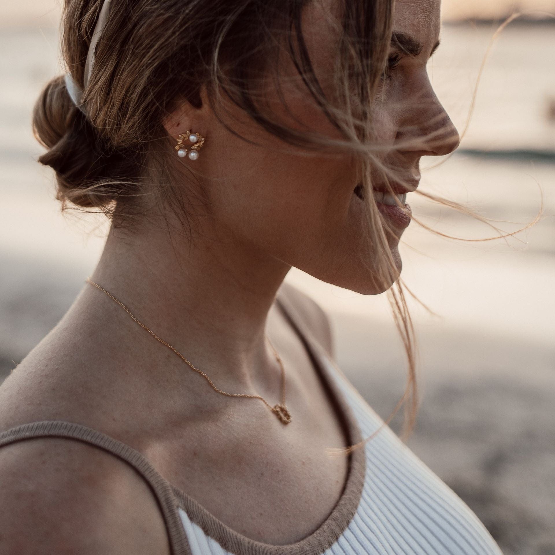 by JoAnn Halsketten Halskette mit rundem Anhänger und Zirkonia