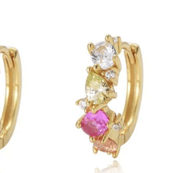 by JoAnn Ohrringe Ohrringe in Form kleiner Creolen in Gold oder Silber