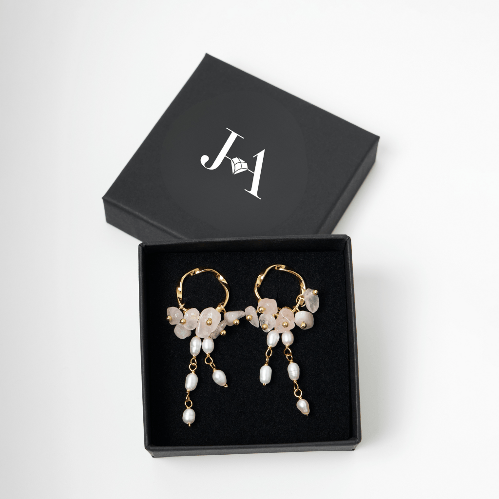 by JoAnn Ohrringe Ohrringe mit Amethyst vergoldet