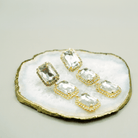 by JoAnn Ohrringe Ohrringe mit drei Strasssteinen