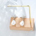 by JoAnn Ohrringe Ohrringe mit Glitzerstern und Anhänger