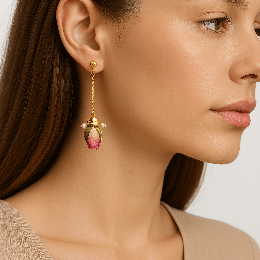 by JoAnn Ohrringe Ohrringe mit kleinen Röschen