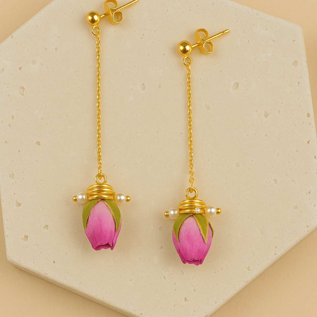 by JoAnn Ohrringe Ohrringe mit kleinen Röschen