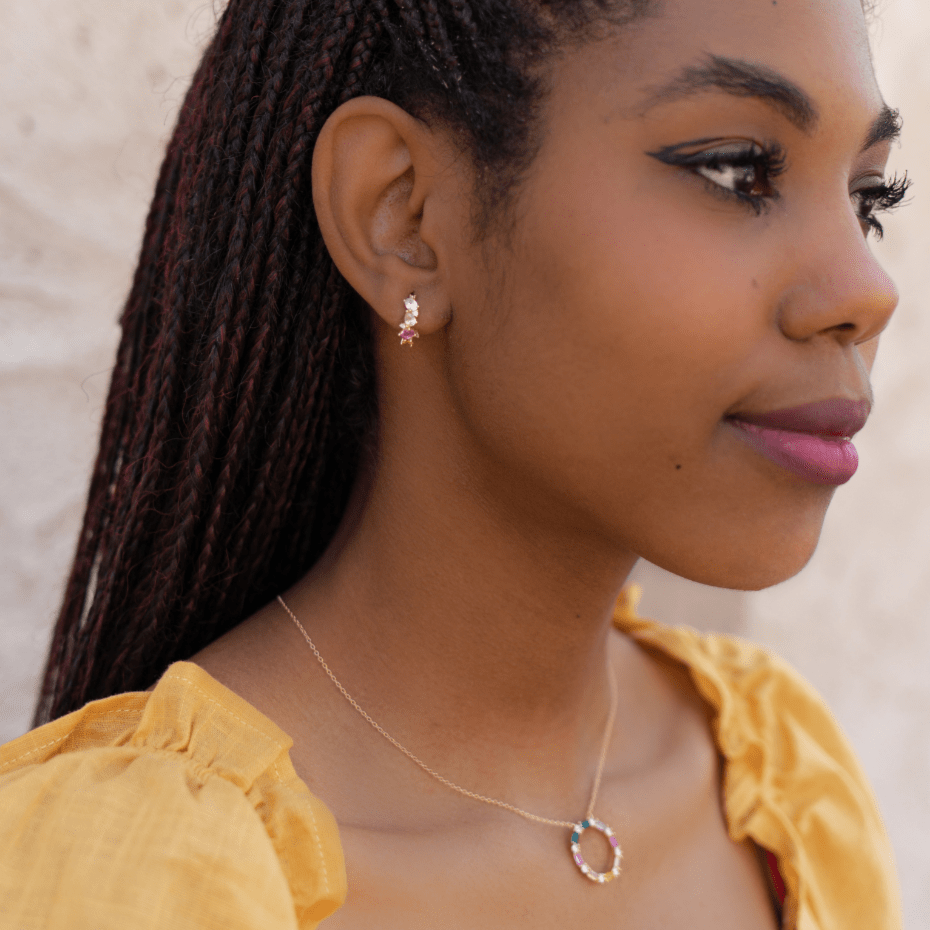 by JoAnn Schmuckset Schmuckset aus bunten Zirkonia