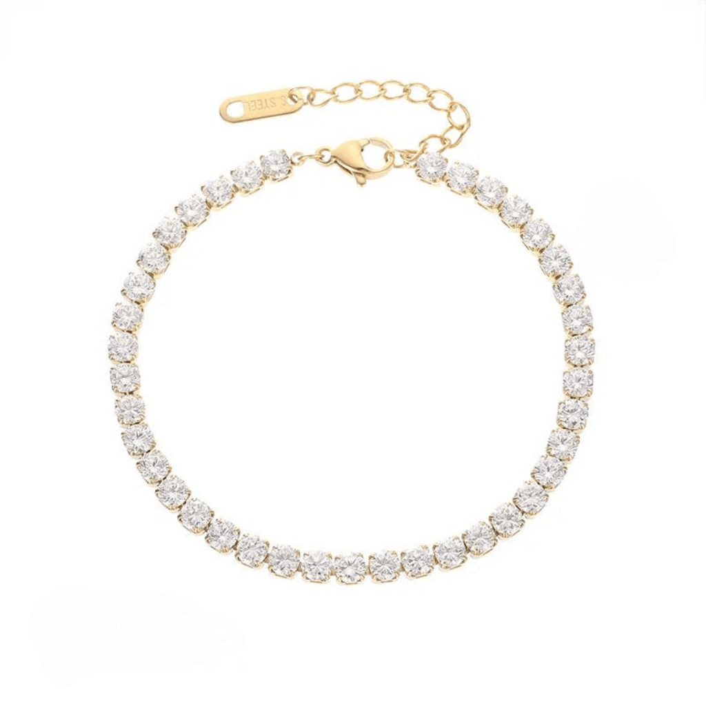 by JoAnn Schmuckset Schmuckset Zirkonia in Gold aus 925 Silber inkl. Armband