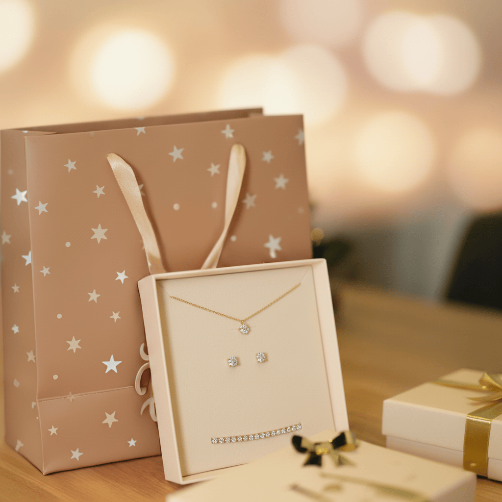 by JoAnn Schmuckset Schmuckset Zirkonia in Gold aus 925 Silber inkl. Armband