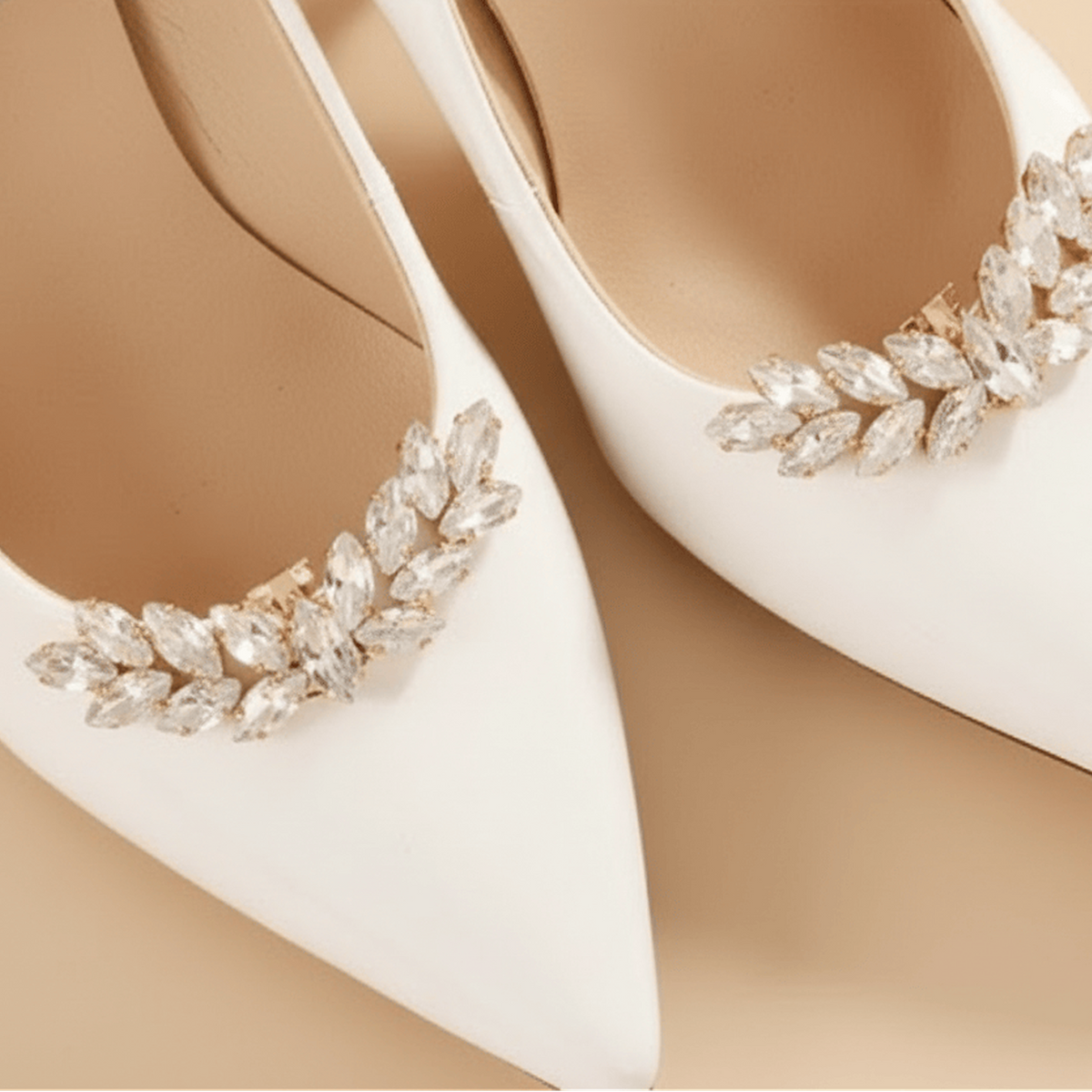 by JoAnn Schuhclip Schuhclip Olive Branch – Elegantes Blätterdesign für strahlende Auftritte
