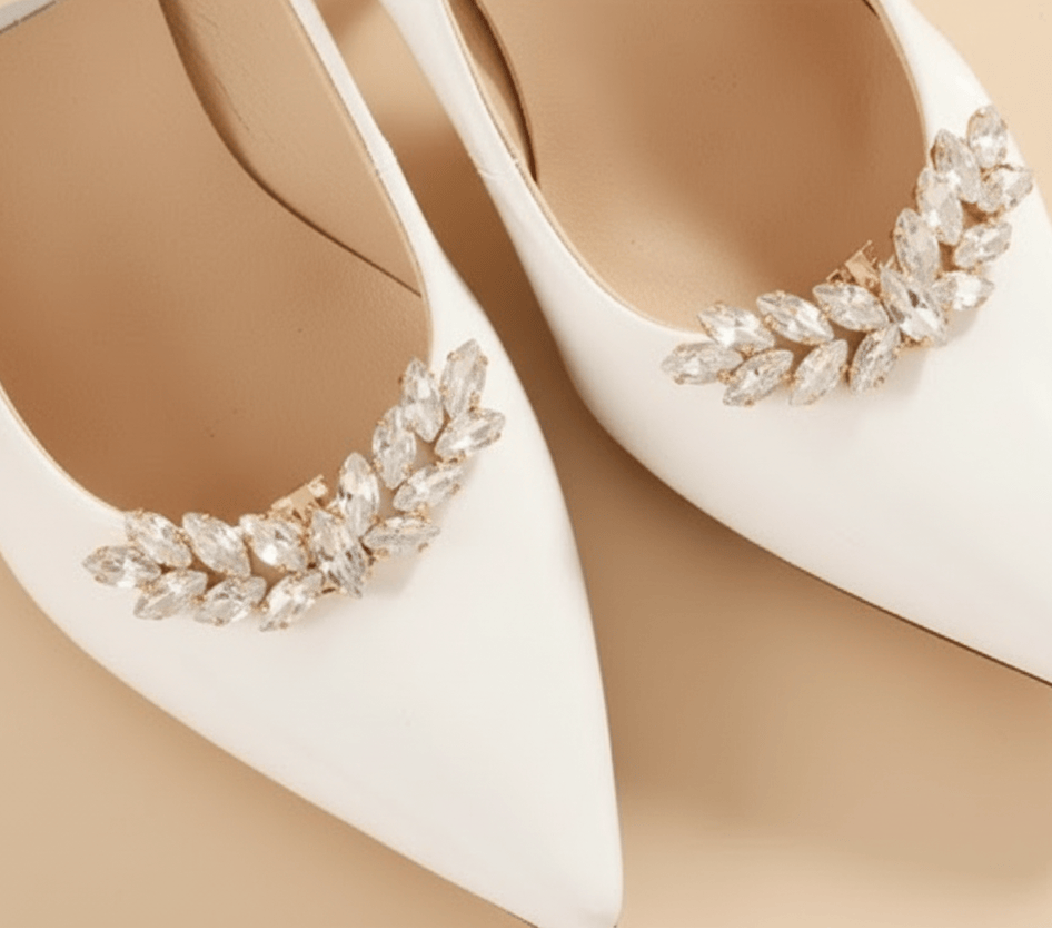 by JoAnn Schuhclip Schuhclip Olive Branch – Elegantes Blätterdesign für strahlende Auftritte