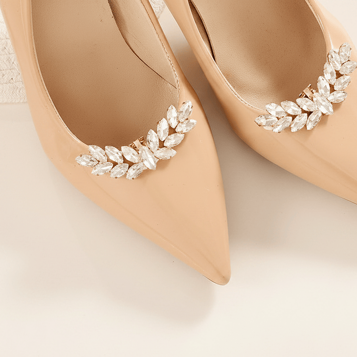 by JoAnn Schuhclip Schuhclip Olive Branch – Elegantes Blätterdesign für strahlende Auftritte