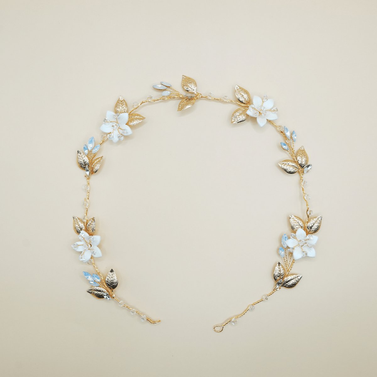 Eisenhardt Company Haarschmuck Haarband mit floralen Blüten Details