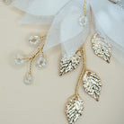 Eisenhardt Company Haarschmuck Haarschmuck mit weißer Stoffblüte