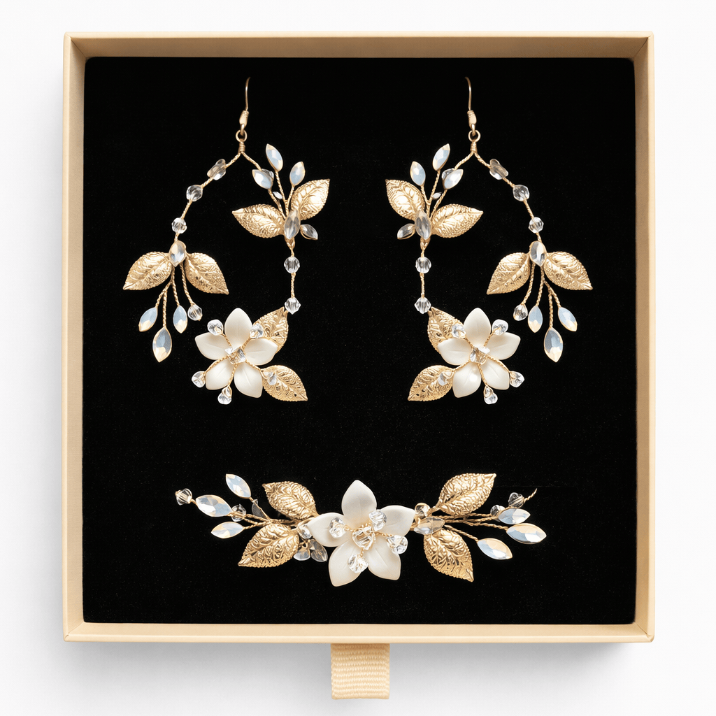 Eisenhardt Company Schmuckset Schmuckset mit floralen Elementen