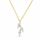 Emilia Rae Jewellery Gold JANEY//Goldfarbene Halskette mit zierlichen Blättern