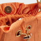 Nalí Clutch Handtasche Bucket Bag in Orange