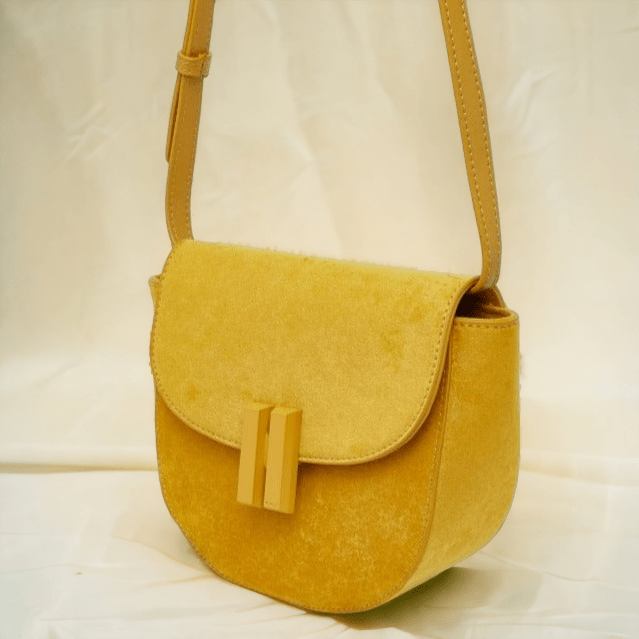 Nalí Clutch Handtasche Crossbody in Gelb