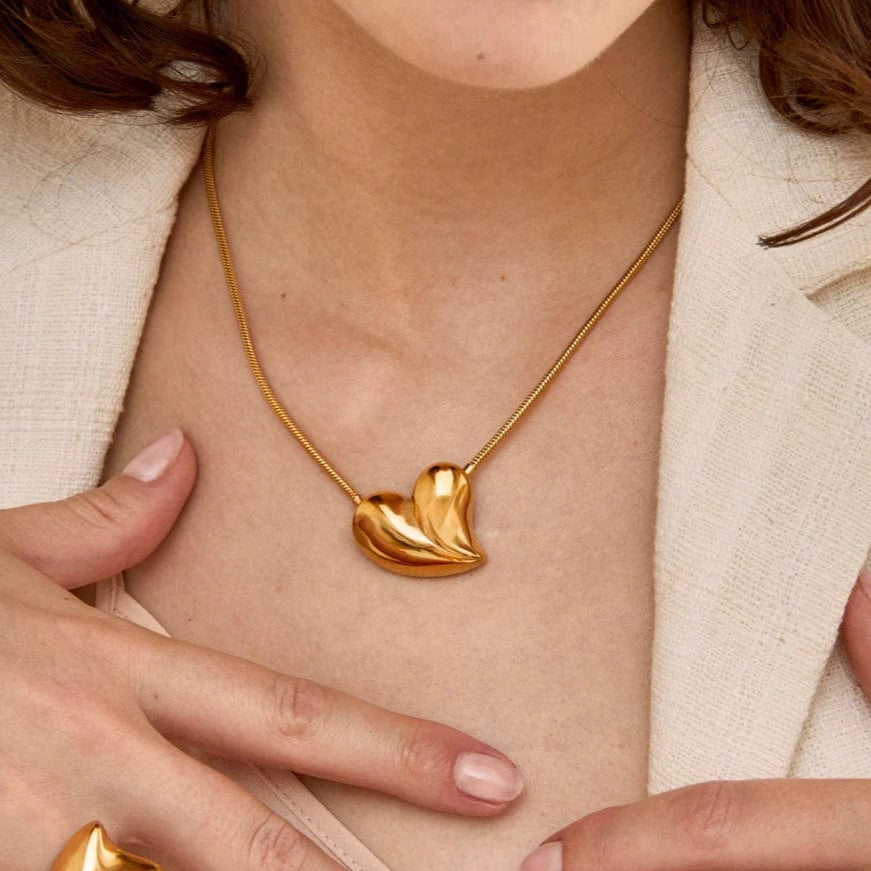 Nalí Halsketten Halskette mit Anhänger im Herzdesign