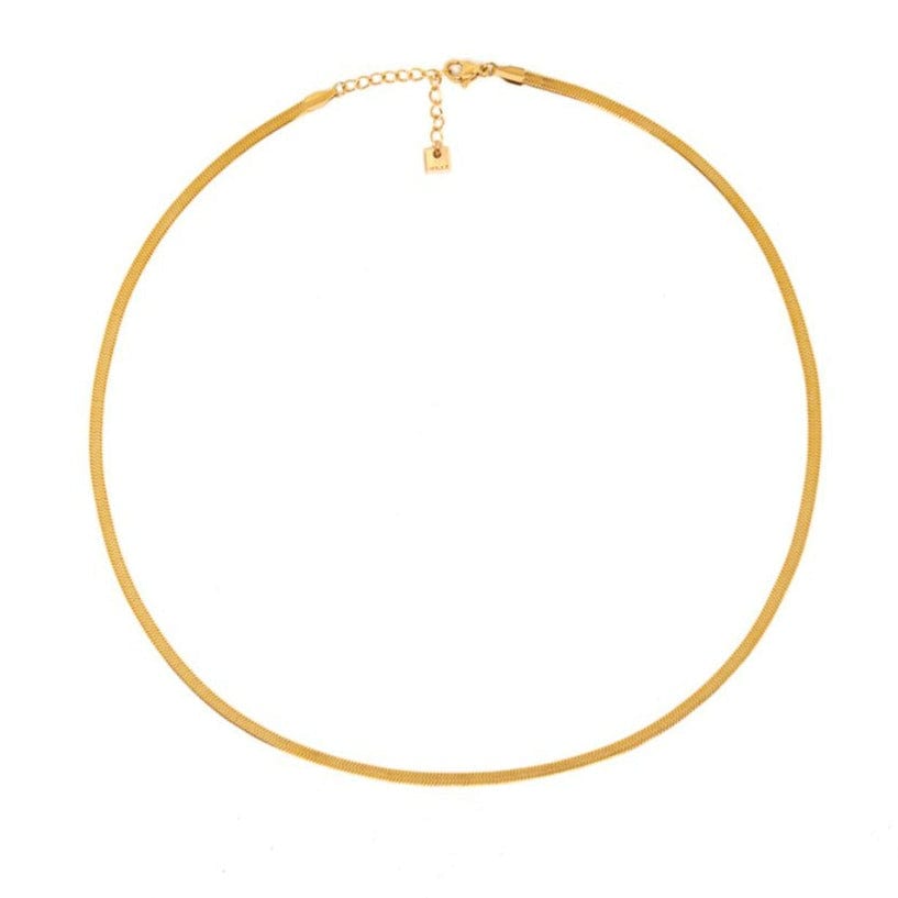 Nalí Halsketten Halskette mit flachen Gliedern