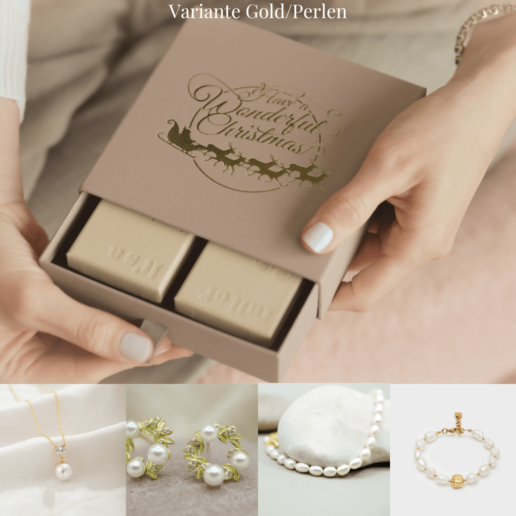 by JoAnn Adventskalender Gold & Perlen Adventskalender