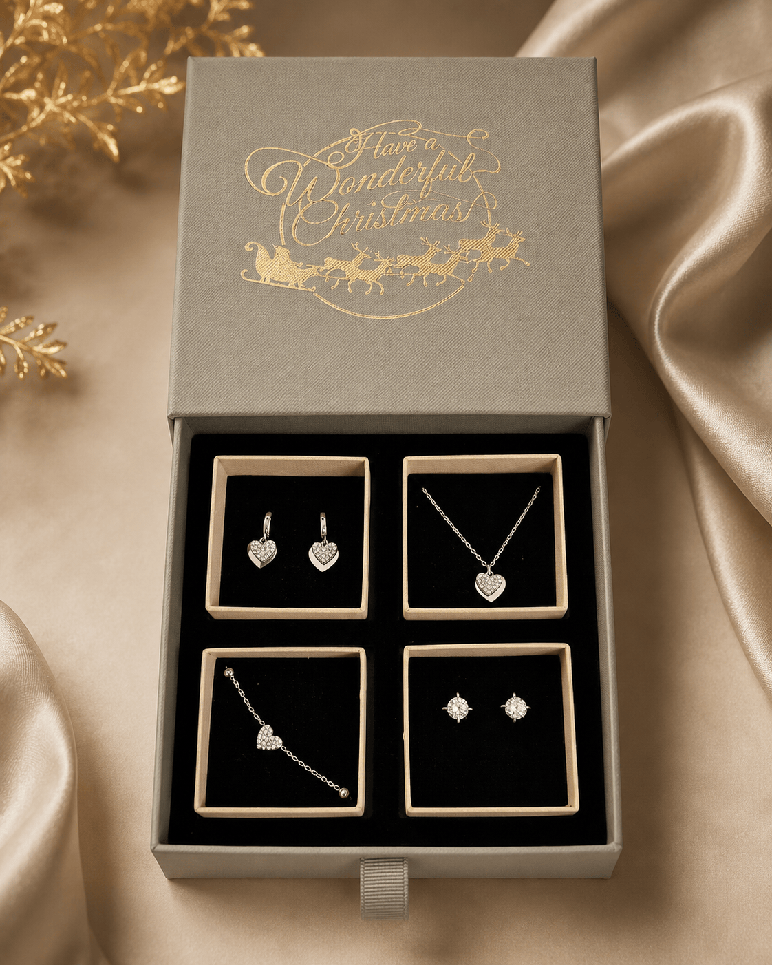 by JoAnn Adventskalender Silber Schmuck Adventskalender