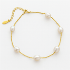 by JoAnn Armband Armband mit schmalen Süsswasser Perlen