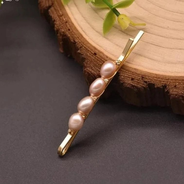 5 Perlen-Haarklemmen Damen – Vintage-Stil Haarspangen Mit Kunstperlen Für Hochzeit & Alltag