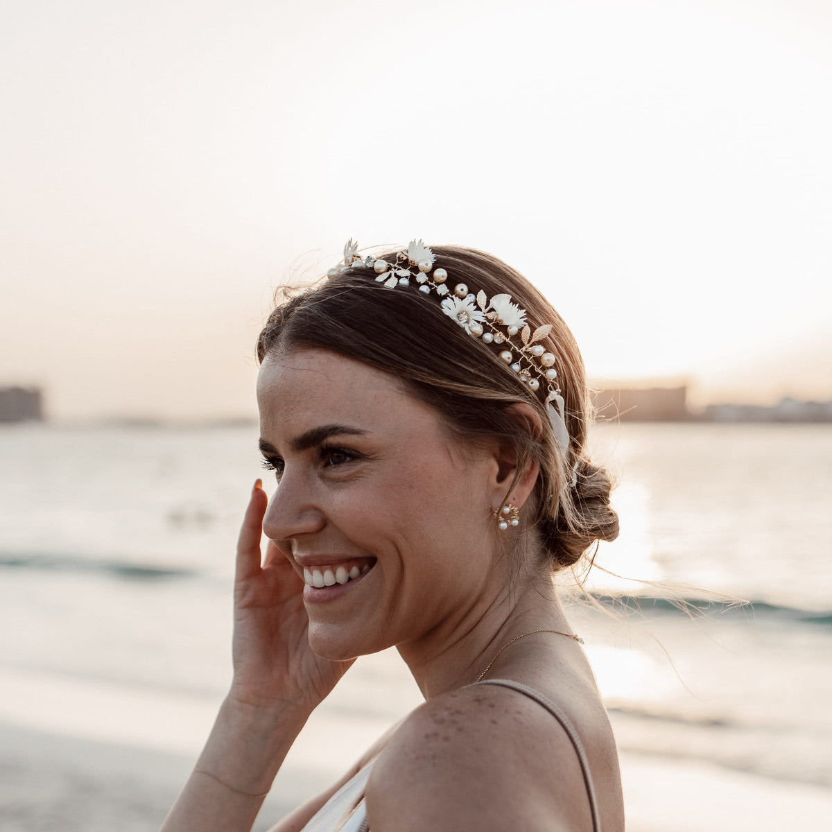 by JoAnn Haarschmuck Haarkranz mit Boho Blüten