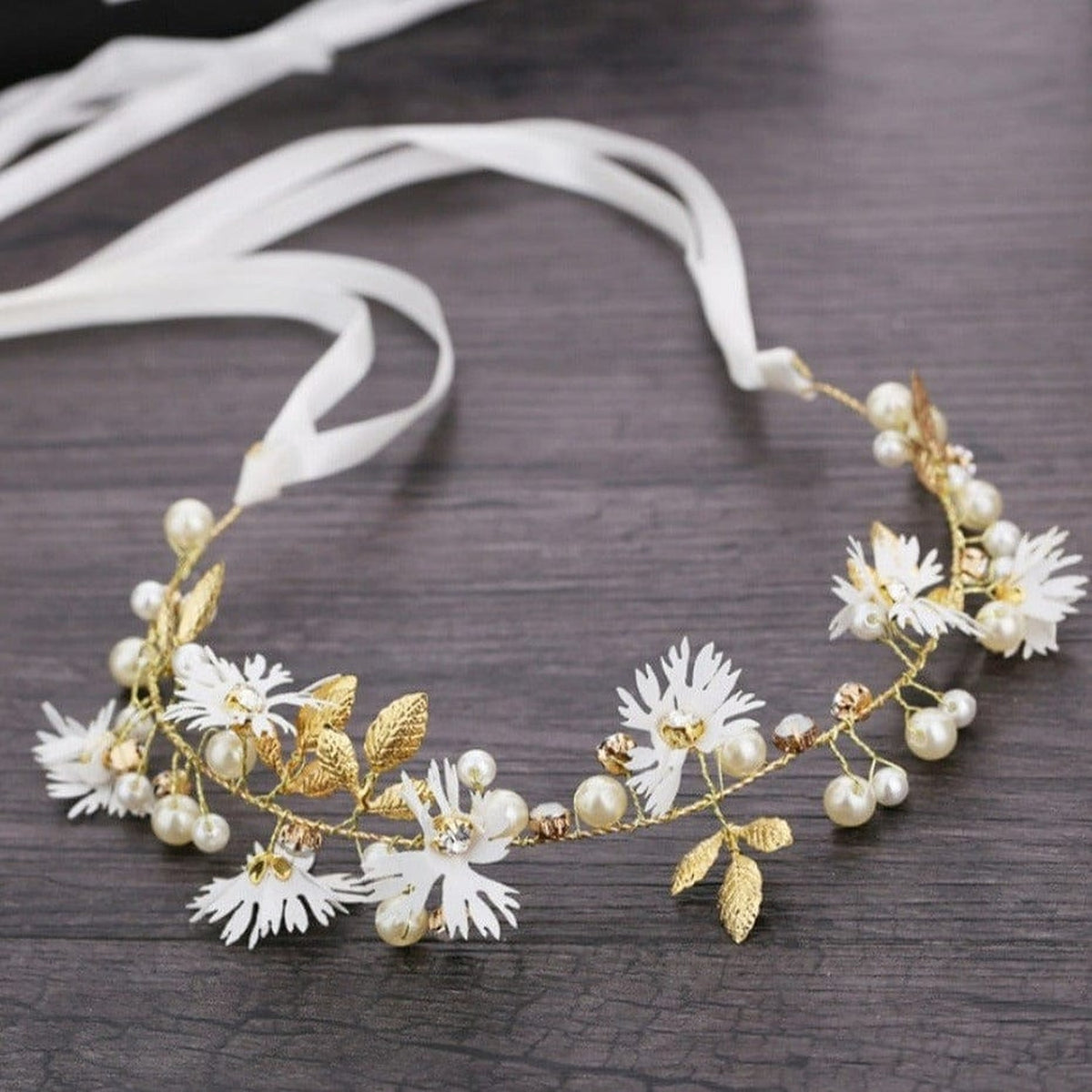 by JoAnn Haarschmuck Haarkranz mit Boho Blüten