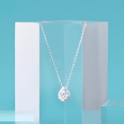 by JoAnn Halsketten Halskette mit Anhänger in Tropfenform in Gold oder Silber