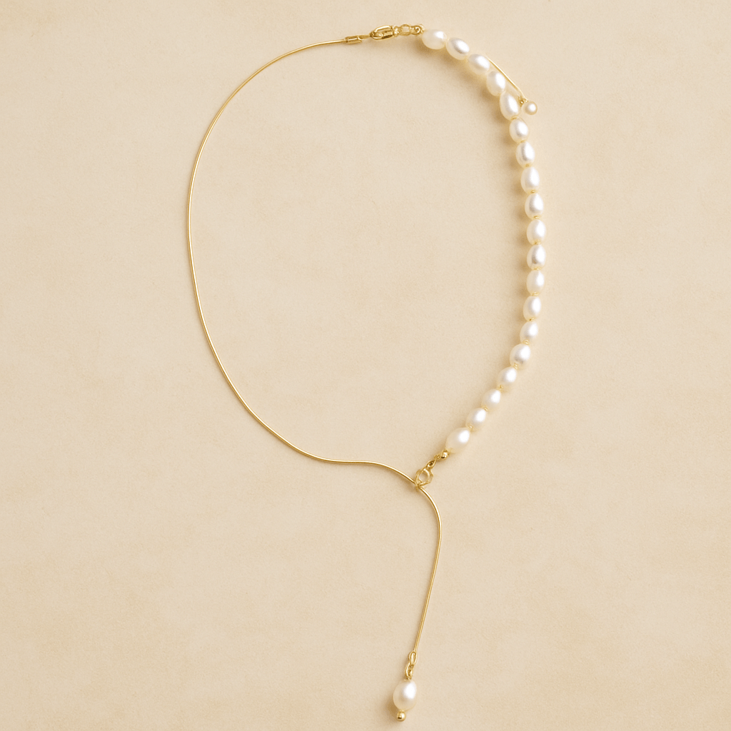 by JoAnn Halsketten Halskette mit verstellbarer Perle