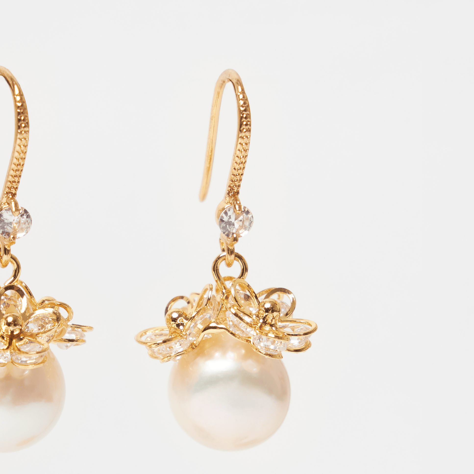 EVER FAITH Damen Ohrringe – Kristall Blatt Tropfen Ohrhänger In Sterling Silber, Hochzeits- & Party-Schmuck