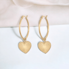 by JoAnn Ohrringe Ohrringe mit goldenen Herzen