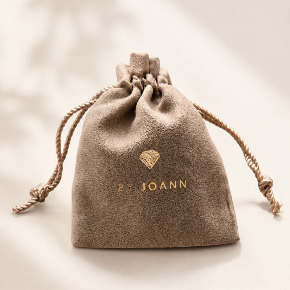 by JoAnn Ohrringe Ohrringe mit grossen glitzernden Steinen in Weiss oder Pastellfarben