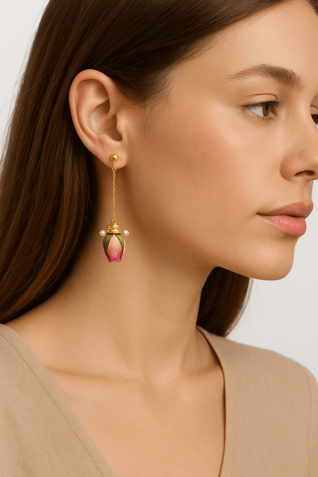 by JoAnn Ohrringe Ohrringe mit kleinen Röschen