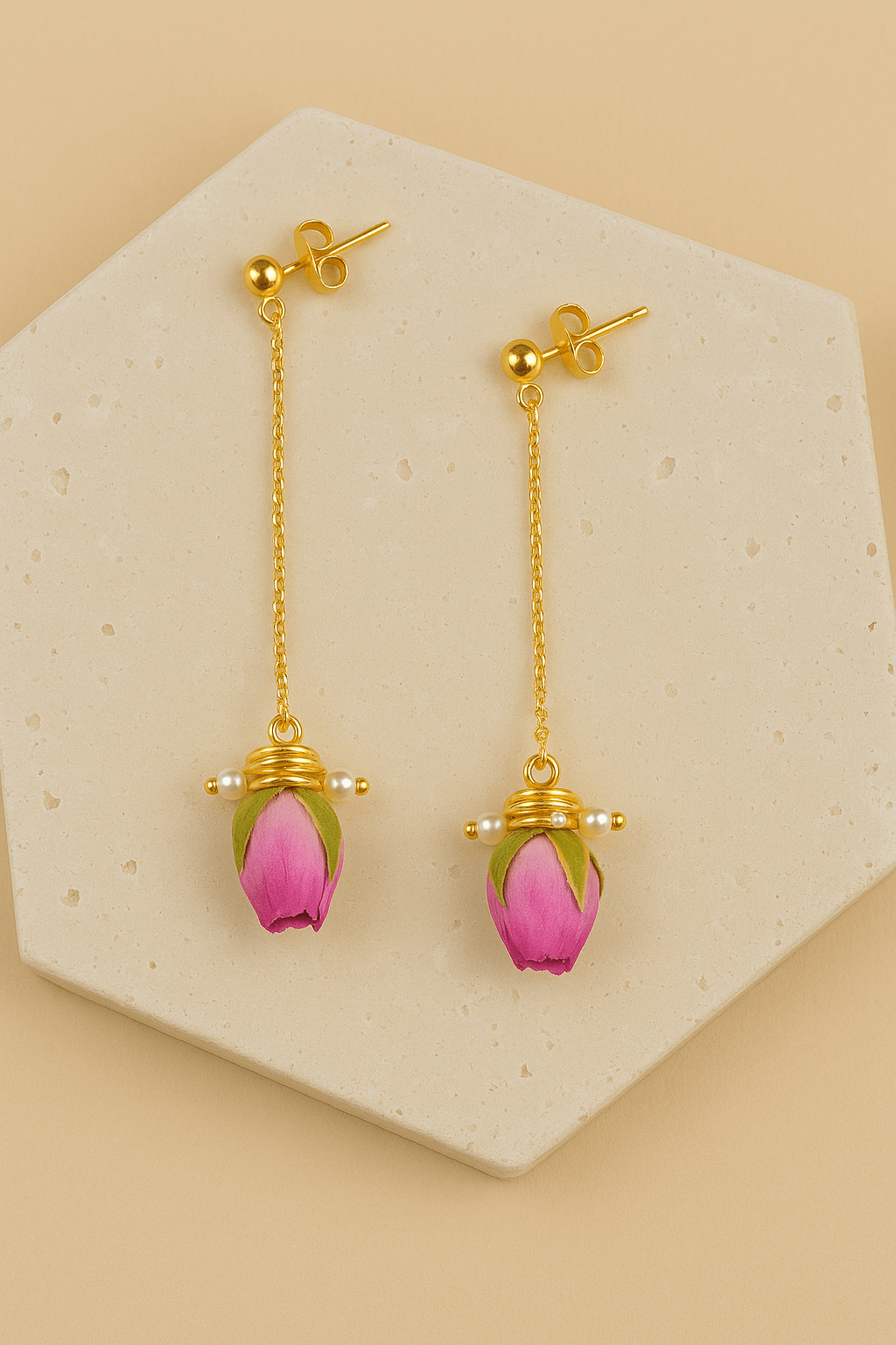 by JoAnn Ohrringe Ohrringe mit kleinen Röschen