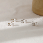 by JoAnn Ohrringe Ohrringe Perlen und Zirkonia in Silber und Gold