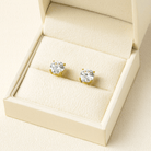 by JoAnn Ohrringe Ohrringe Zirkoniastecker aus Silber vergoldet