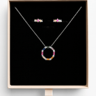 by JoAnn Schmuckset Schmuckset aus bunten Zirkonia in Gold oder Silber