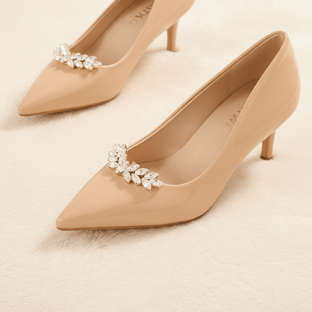 by JoAnn Schuhclip Schuhclip Olive Branch – Elegantes Blätterdesign für strahlende Auftritte