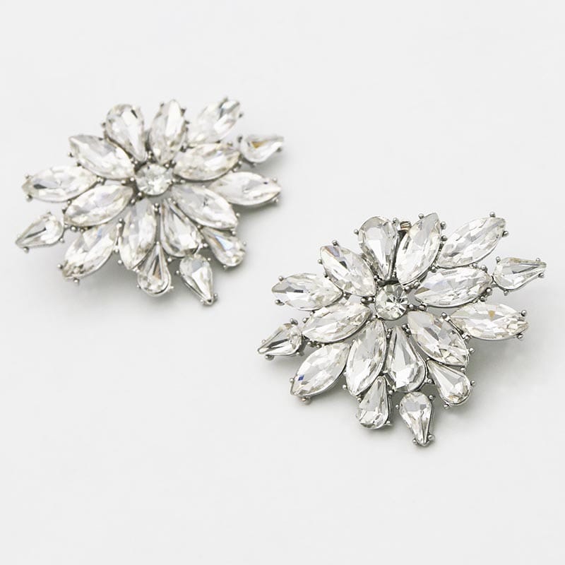 by JoAnn Schuhclip Schuhclips Kristall „Snowflake" – Funkelnder Glamour für jeden Schuh